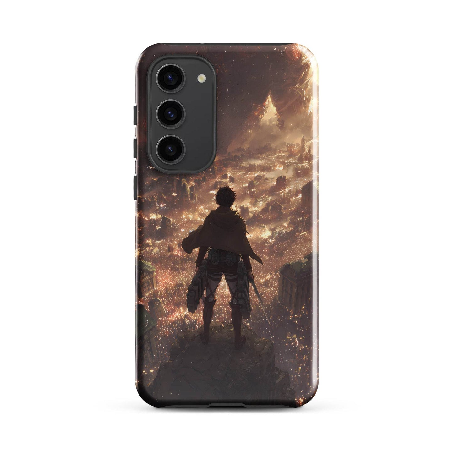 Eren Jaeger, Attack On Titan Anime Fan Art Tough case for Samsung® - Chromavolt