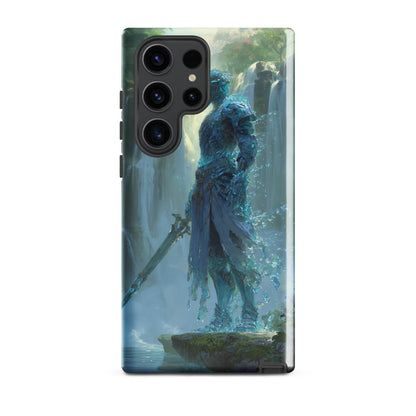 Water Elemental Knight, Original Anime Art Tough case for Samsung® - Chromavolt