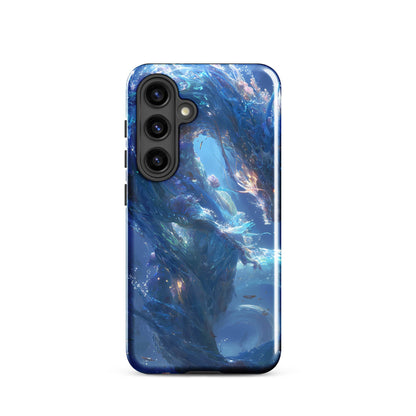 Water Dragon: The Serpent of Serenity Tough case for Samsung® - Chromavolt