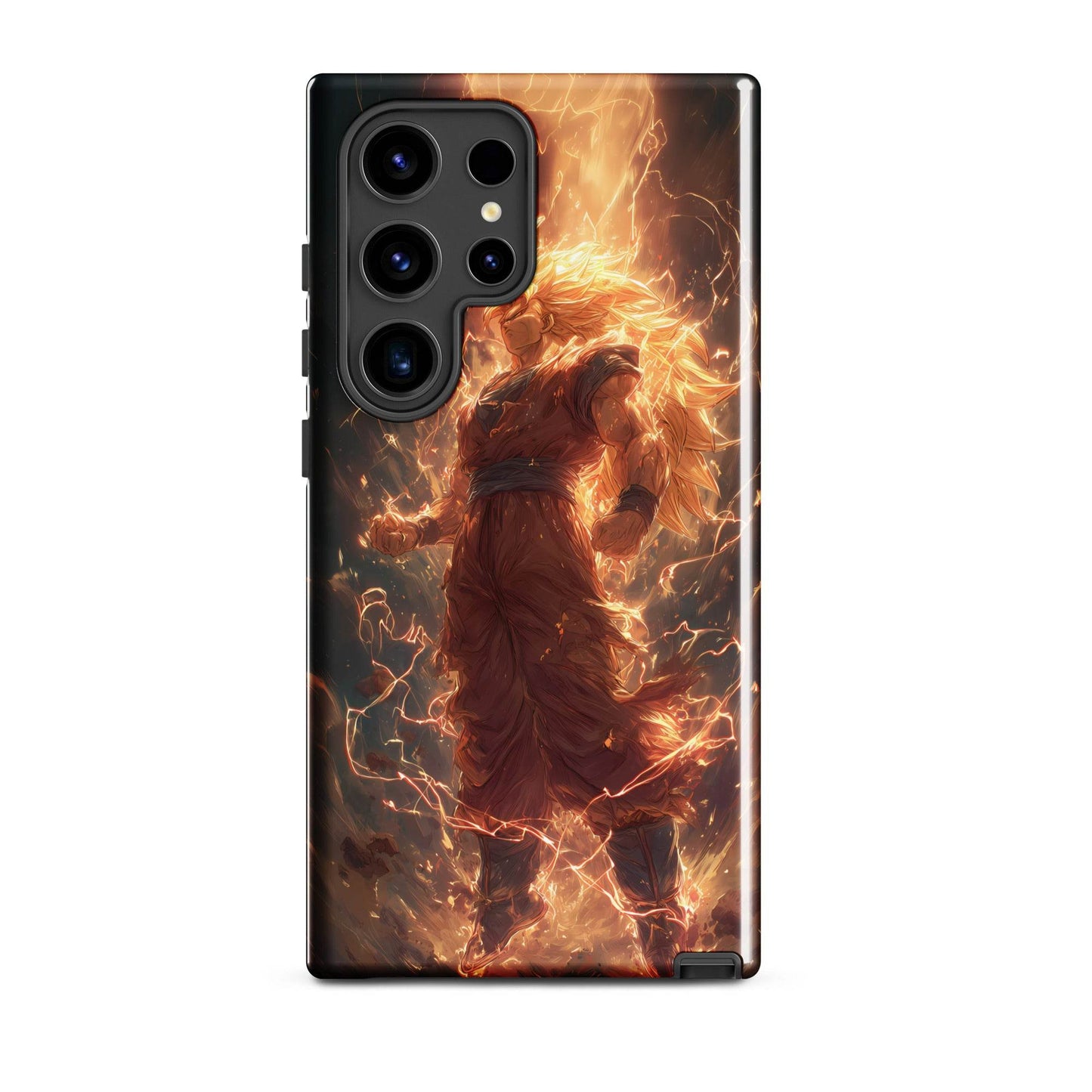 Super Saiyan 3 Goku, Dragon Ball Z Anime Fan Art Tough case for Samsung® - Chromavolt