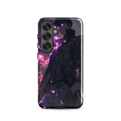 Solo Leveling Sung Jinwoo Shadow Monarch Anime Fan Art Tough case for Samsung® - Chromavolt