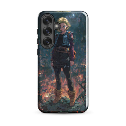 Android 18 Dragon Ball Z Anime Tough case for Samsung® - Chromavolt