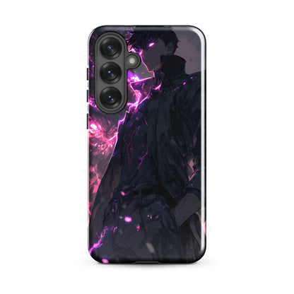 Solo Leveling Sung Jinwoo Shadow Monarch Anime Fan Art Tough case for Samsung® - Chromavolt