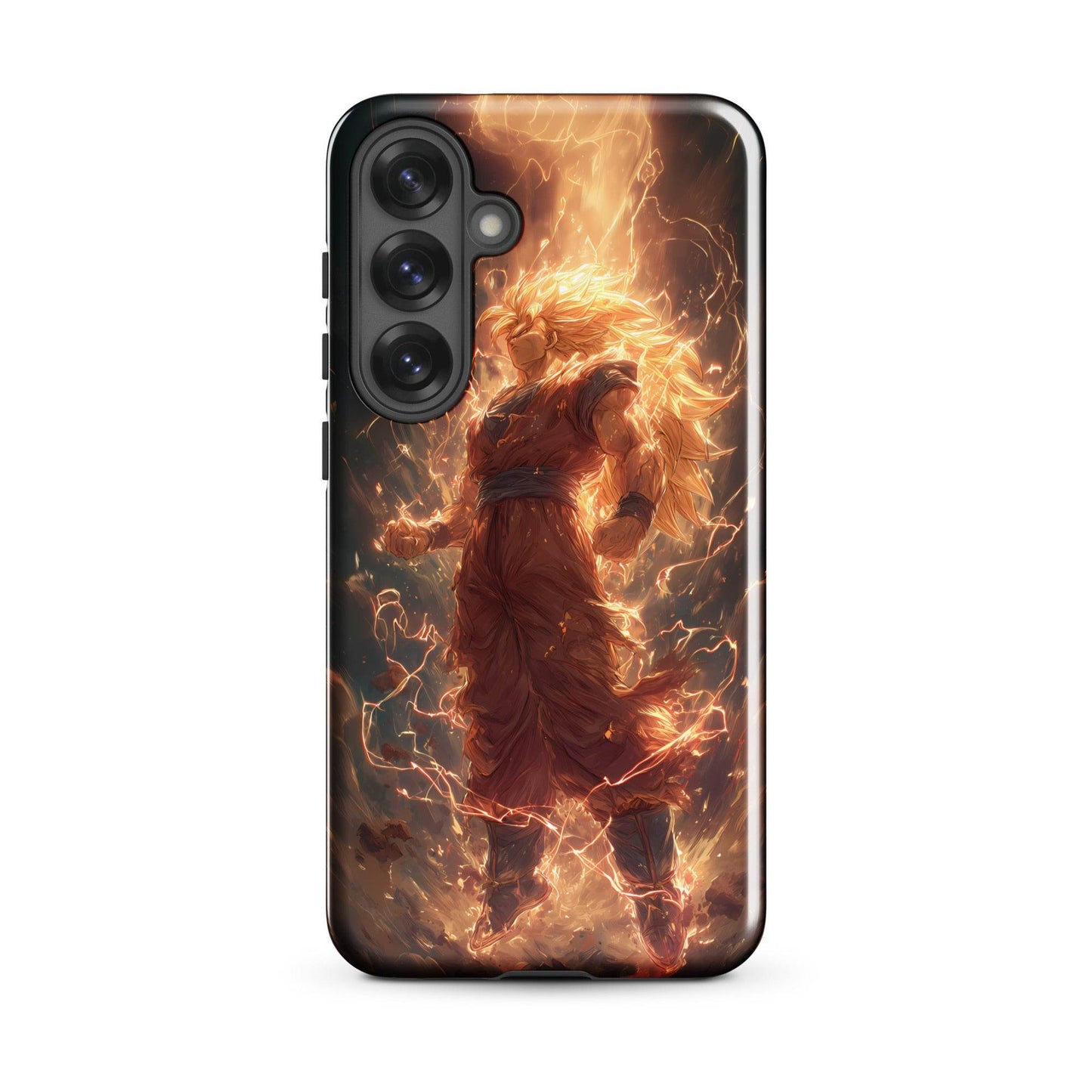 Super Saiyan 3 Goku, Dragon Ball Z Anime Fan Art Tough case for Samsung® - Chromavolt