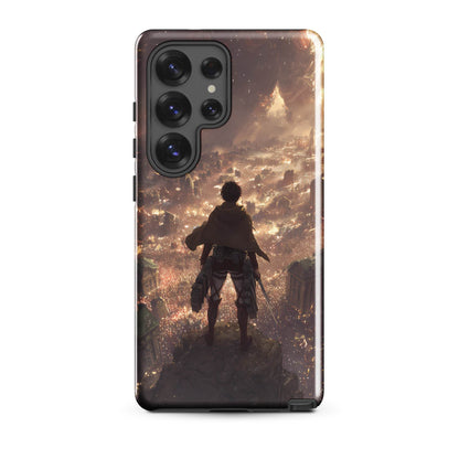 Eren Jaeger, Attack On Titan Anime Fan Art Tough case for Samsung® - Chromavolt