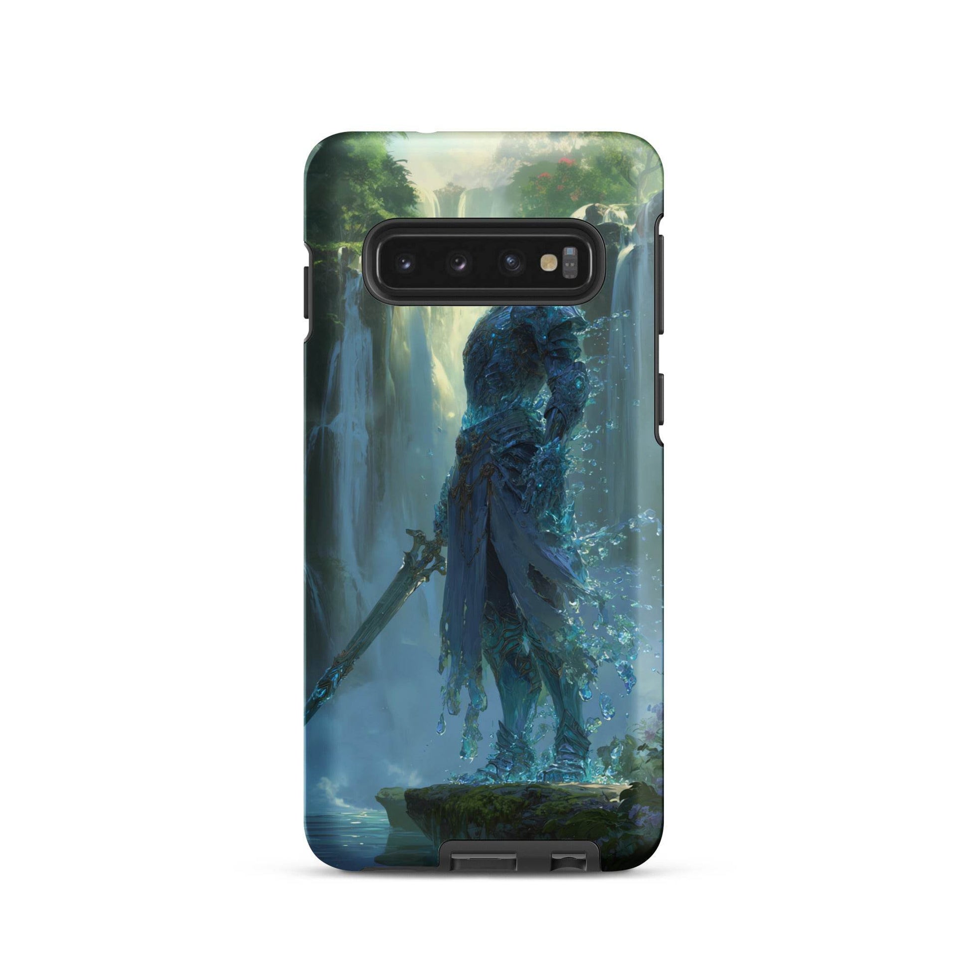 Water Elemental Knight, Original Anime Art Tough case for Samsung® - Chromavolt
