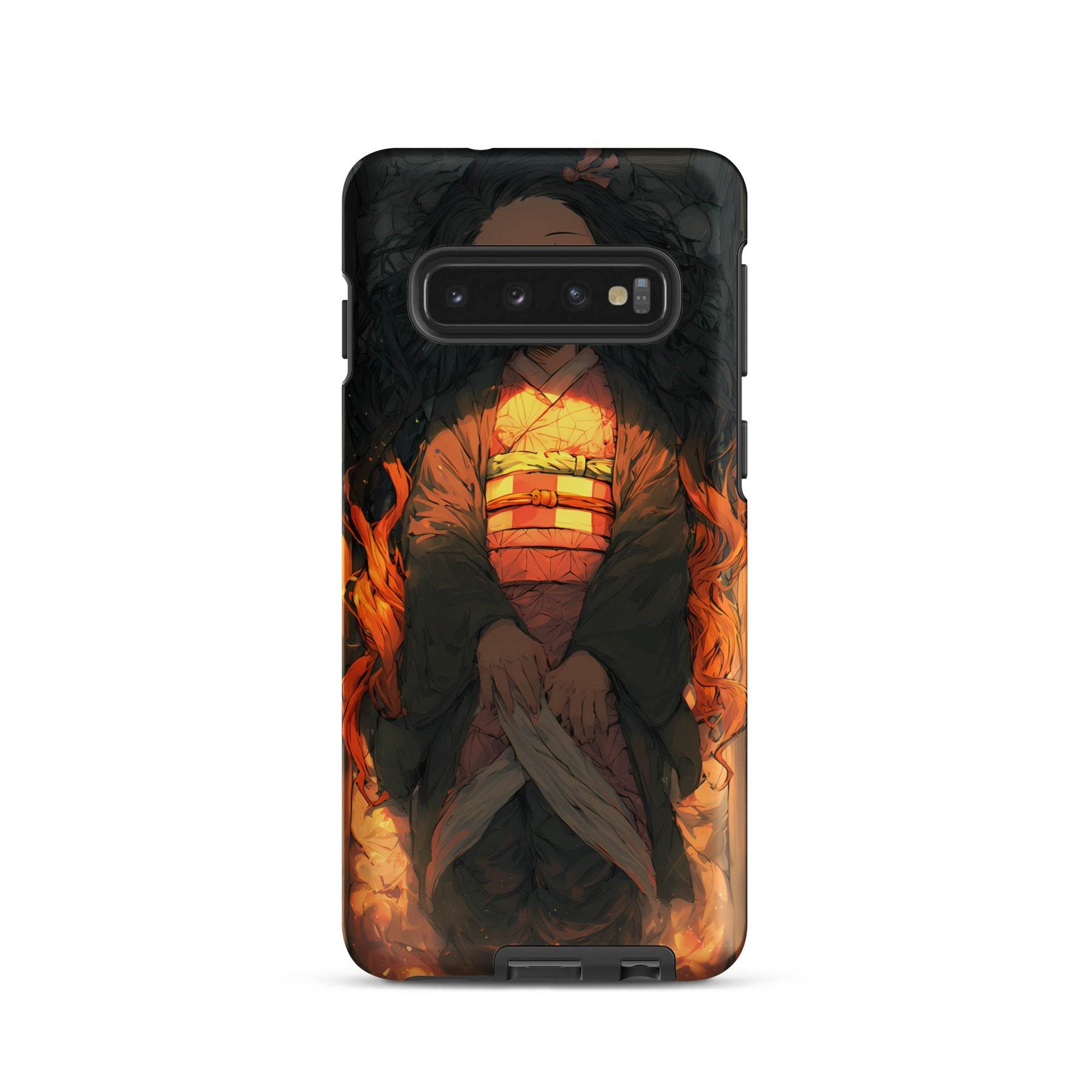 Sleeping Nezuko, Demon Slayer Anime Tough case for Samsung® - Chromavolt