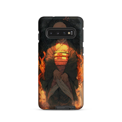Sleeping Nezuko, Demon Slayer Anime Tough case for Samsung® - Chromavolt