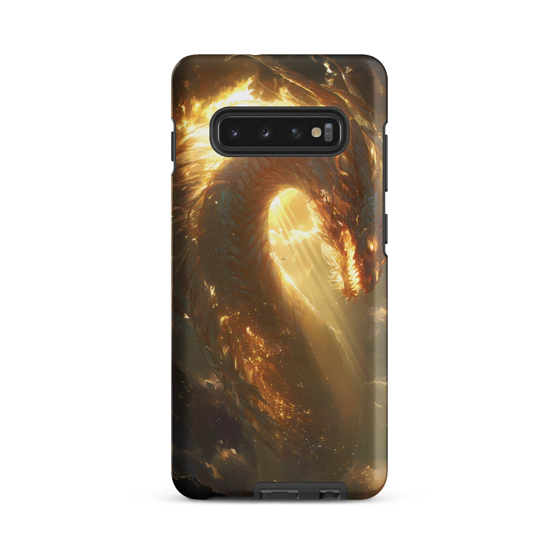 Light Dragon: The Celestial Flame Tough case for Samsung® - Chromavolt