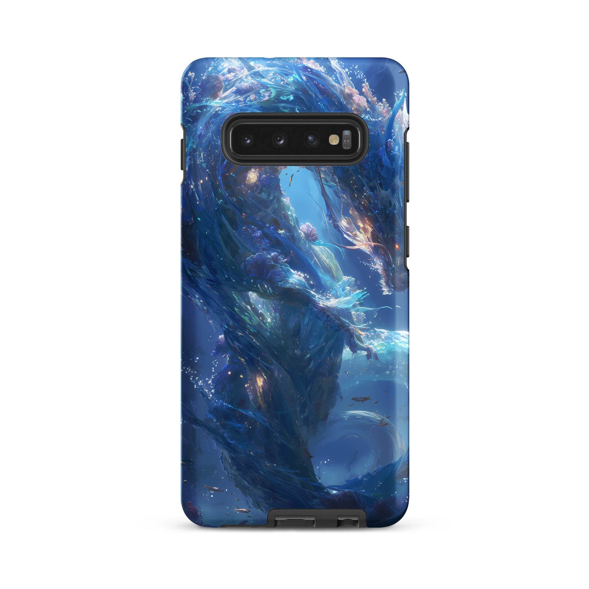Water Dragon: The Serpent of Serenity Tough case for Samsung® - Chromavolt