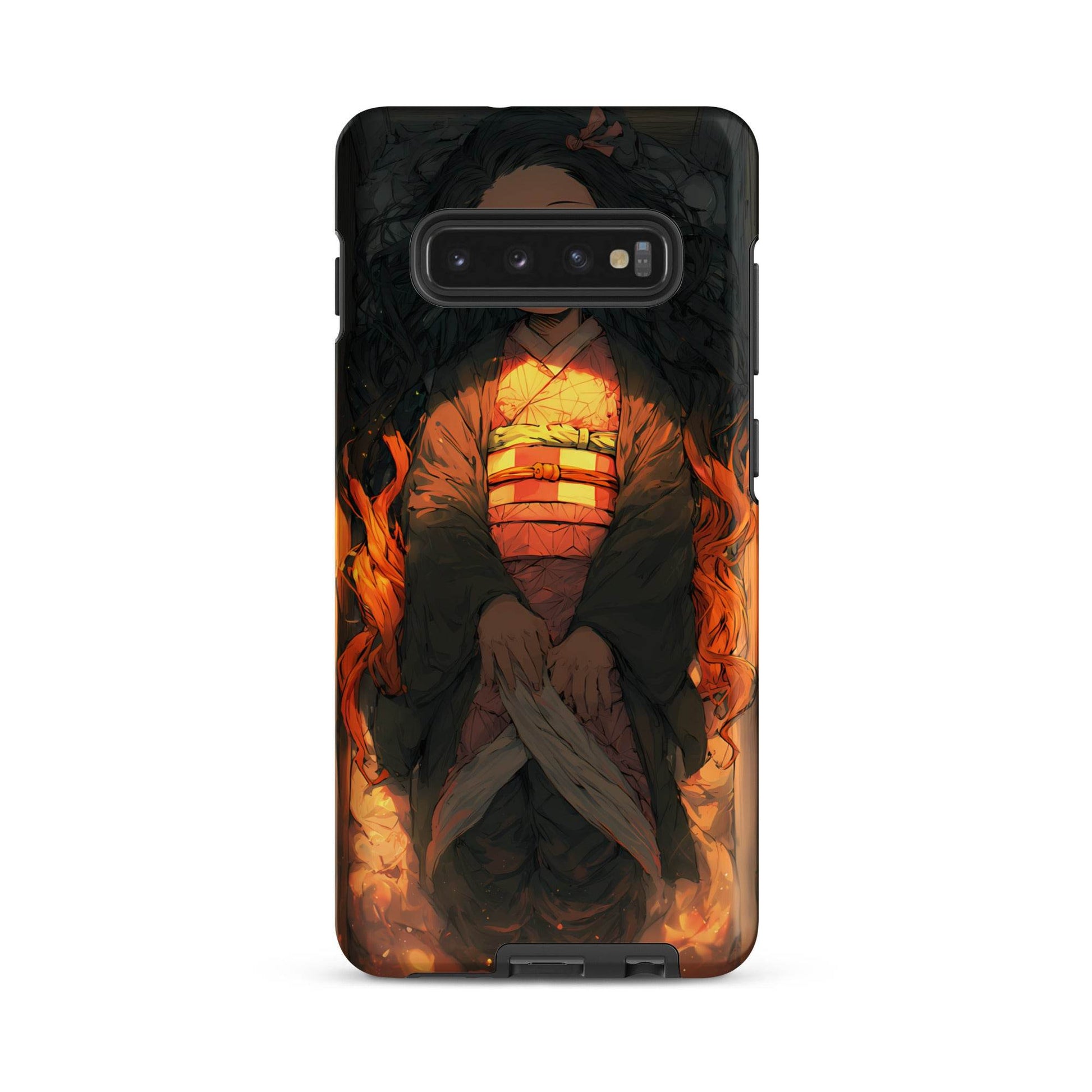 Sleeping Nezuko, Demon Slayer Anime Tough case for Samsung® - Chromavolt
