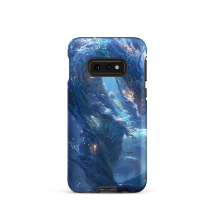 Water Dragon: The Serpent of Serenity Tough case for Samsung® - Chromavolt