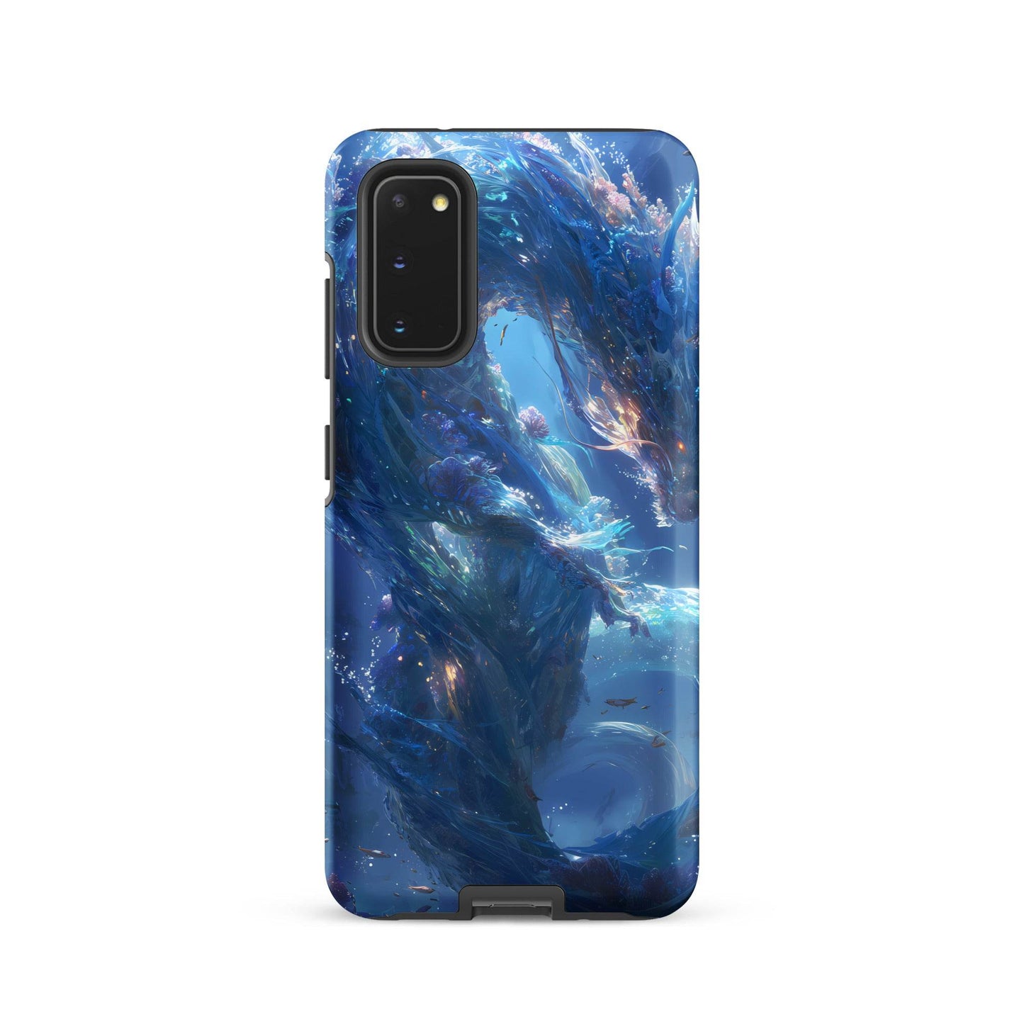 Water Dragon: The Serpent of Serenity Tough case for Samsung® - Chromavolt