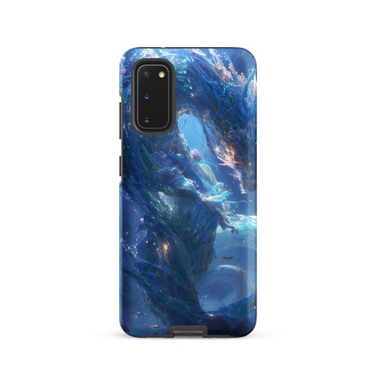 Water Dragon: The Serpent of Serenity Tough case for Samsung® - Chromavolt