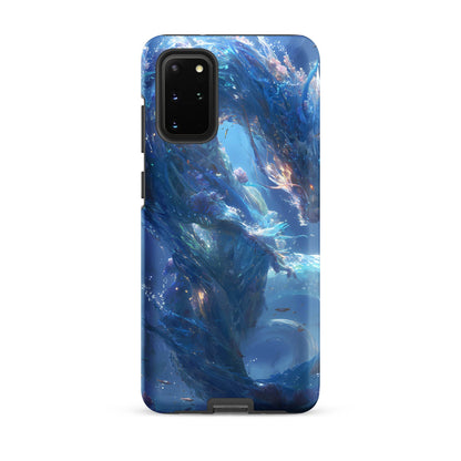 Water Dragon: The Serpent of Serenity Tough case for Samsung® - Chromavolt