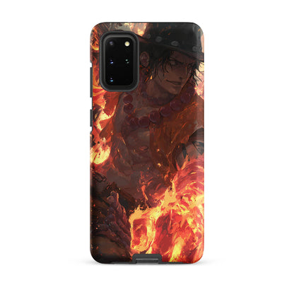 Fire Fist Ace, One Piece Portgas D. Ace Anime Fan Art Tough case for Samsung® - Chromavolt