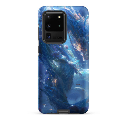 Water Dragon: The Serpent of Serenity Tough case for Samsung® - Chromavolt