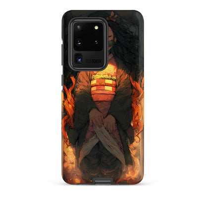 Sleeping Nezuko, Demon Slayer Anime Tough case for Samsung® - Chromavolt