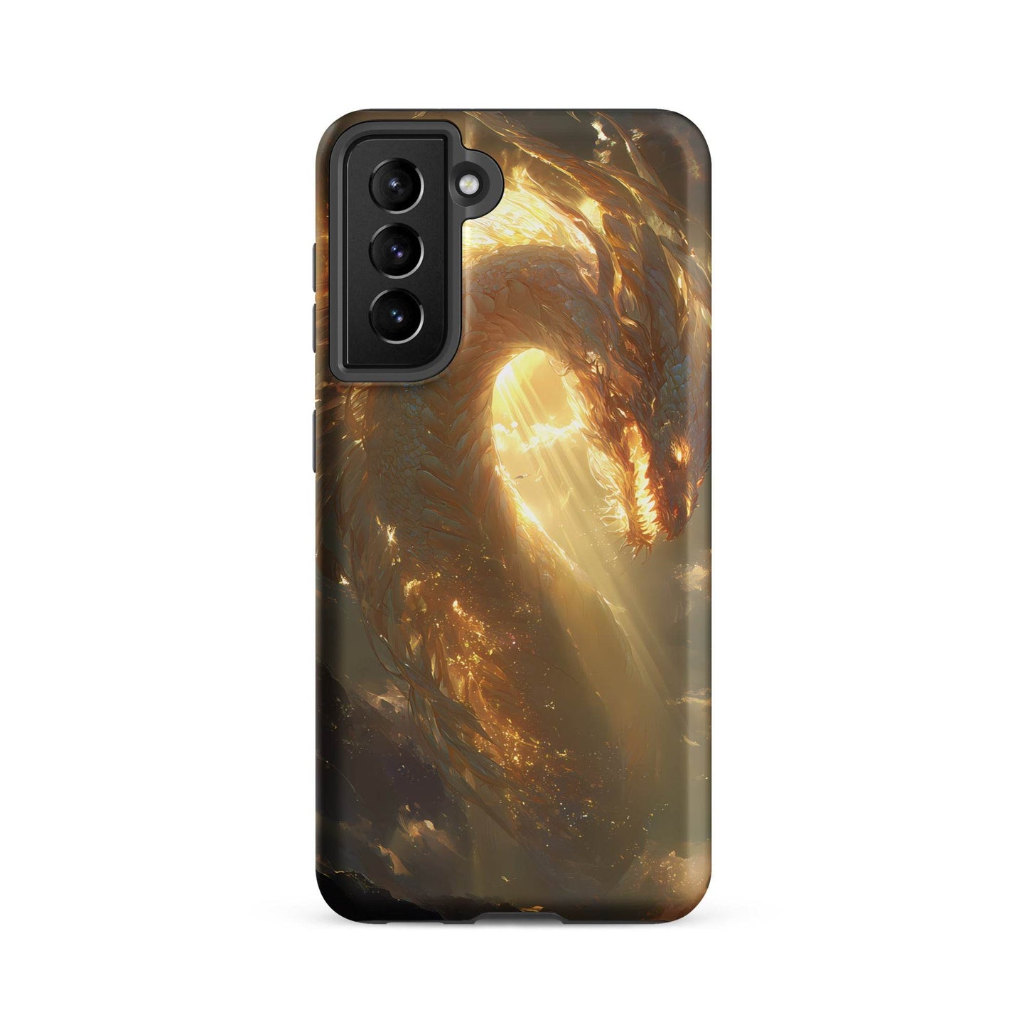 Light Dragon: The Celestial Flame Tough case for Samsung® - Chromavolt