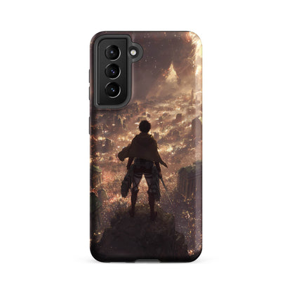 Eren Jaeger, Attack On Titan Anime Fan Art Tough case for Samsung® - Chromavolt