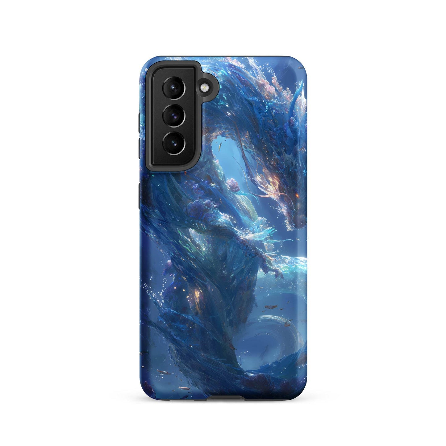 Water Dragon: The Serpent of Serenity Tough case for Samsung® - Chromavolt
