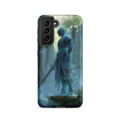 Water Elemental Knight, Original Anime Art Tough case for Samsung® - Chromavolt