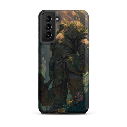 Earth Elemental Knight, Original Anime Art Tough case for Samsung® - Chromavolt