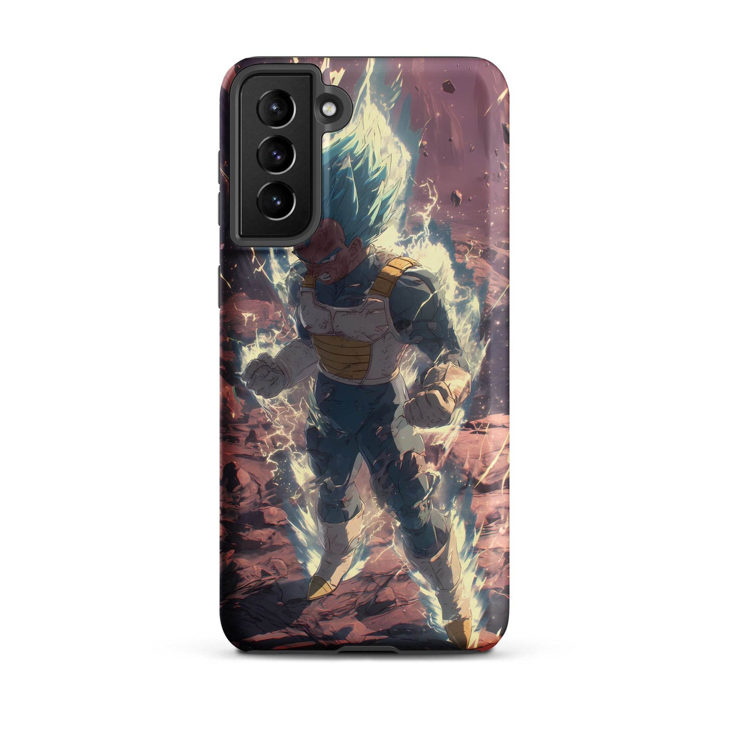Super Saiyan Blue Vegeta, Dragon Ball Super Anime Fan Art Tough case for Samsung® - Chromavolt