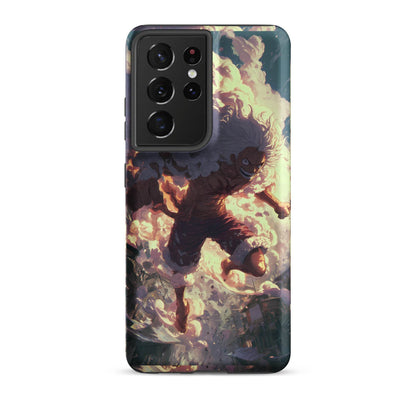 Monkey D Luffy Gear 5 Sun God Nika, One Piece Tough case for Samsung® - Chromavolt