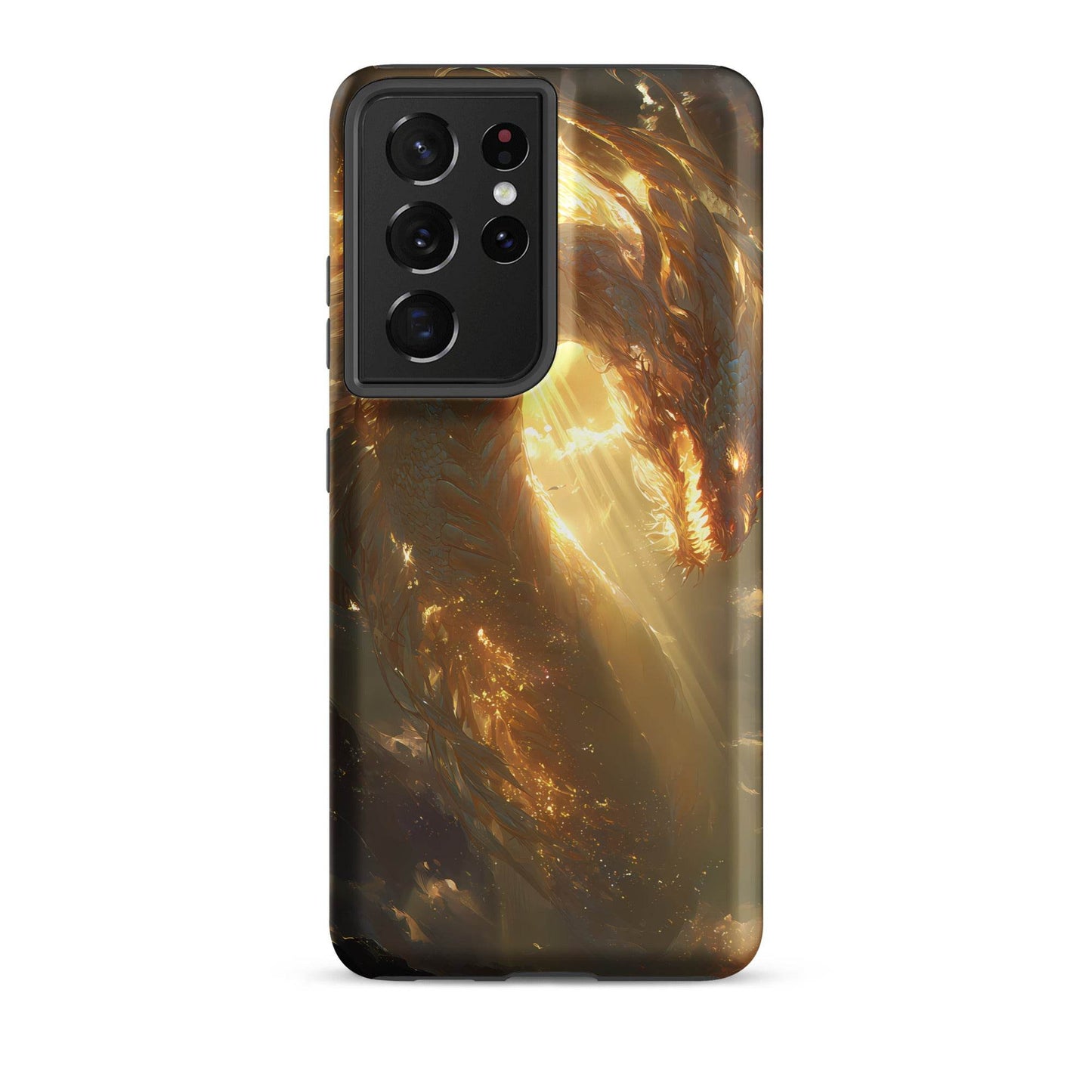 Light Dragon: The Celestial Flame Tough case for Samsung® - Chromavolt