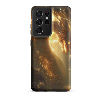 Light Dragon: The Celestial Flame Tough case for Samsung® - Chromavolt