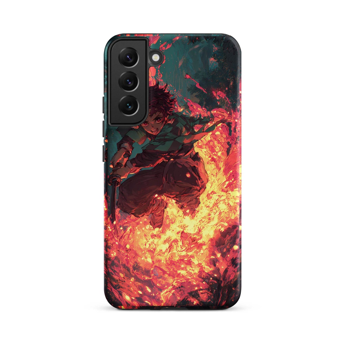 Tanjiro Kamado Hinokami Kagura, Demon Slayer Anime Tough case for Samsung® - Chromavolt