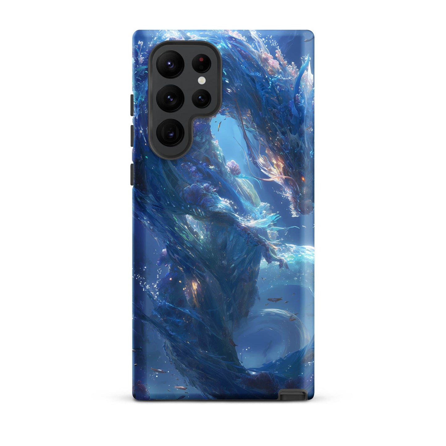 Water Dragon: The Serpent of Serenity Tough case for Samsung® - Chromavolt