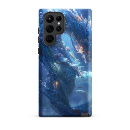 Water Dragon: The Serpent of Serenity Tough case for Samsung® - Chromavolt