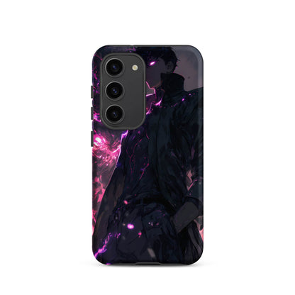 Solo Leveling Sung Jinwoo Shadow Monarch Anime Fan Art Tough case for Samsung® - Chromavolt