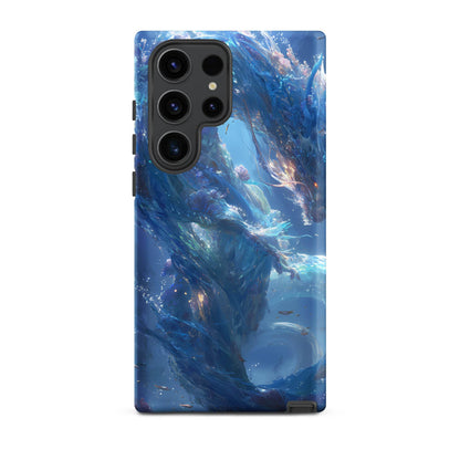 Water Dragon: The Serpent of Serenity Tough case for Samsung® - Chromavolt
