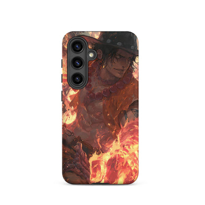 Fire Fist Ace, One Piece Portgas D. Ace Anime Fan Art Tough case for Samsung® - Chromavolt
