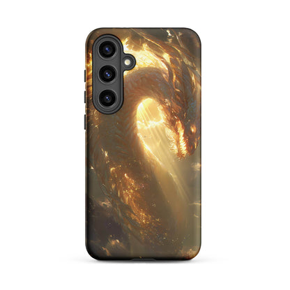 Light Dragon: The Celestial Flame Tough case for Samsung® - Chromavolt