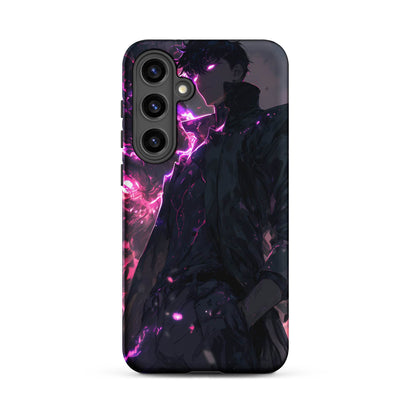 Solo Leveling Sung Jinwoo Shadow Monarch Anime Fan Art Tough case for Samsung® - Chromavolt