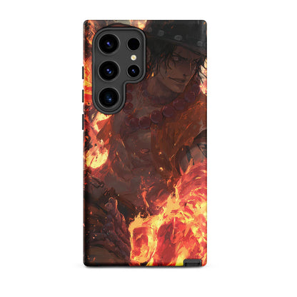 Fire Fist Ace, One Piece Portgas D. Ace Anime Fan Art Tough case for Samsung® - Chromavolt